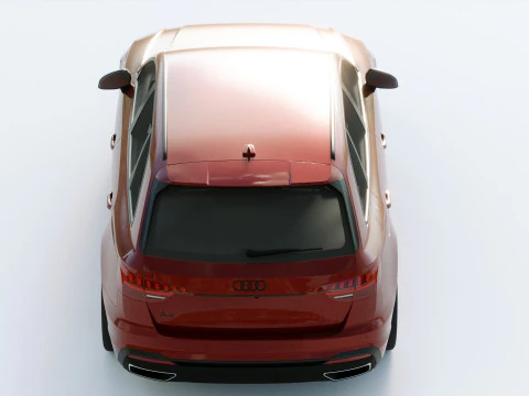 Audi A4 Avant S-line 2019 3D Model