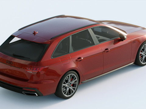 Audi A4 Avant S-line 2019 Modelo 3D