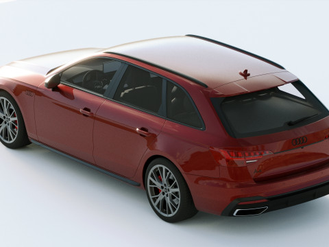 Audi A4 Avant S-line 2019 Modelo 3D