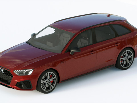 Audi A4 Avant S-line 2019 Modelo 3D