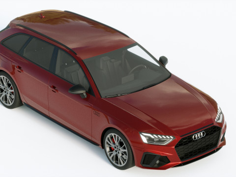Audi A4 Avant S-line 2019 Modelo 3D