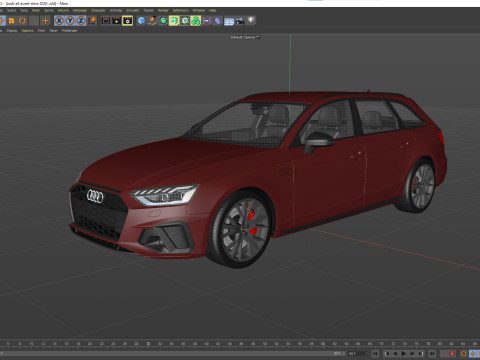 Audi A4 Avant S-line 2019 Modelo 3D