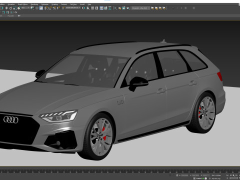 Audi A4 Avant S-line 2019 Modelo 3D