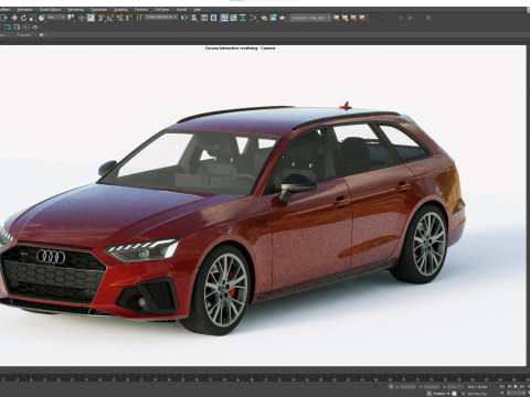 Audi A4 Avant S-line 2019 Modelo 3D