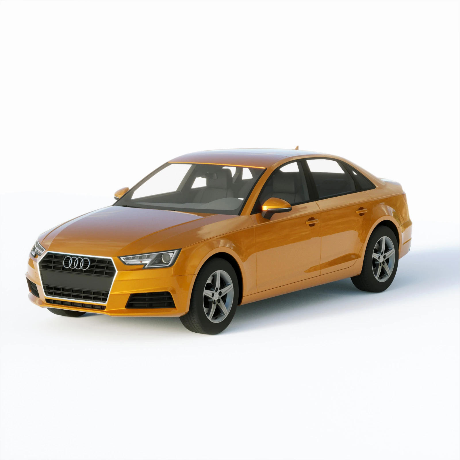 Audi A4 Sedan 2019 3D Model .c4d .max .obj .3ds .fbx .stl .blend 