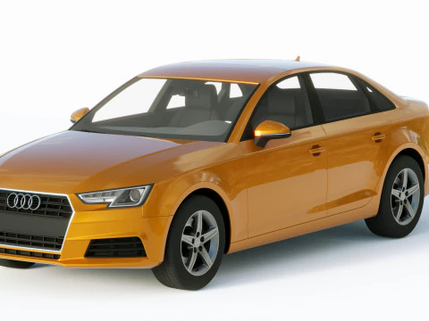 Audi A4 Sedan 2019 3D Model
