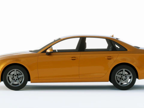 Audi A4 Sedan 2019 3D Model