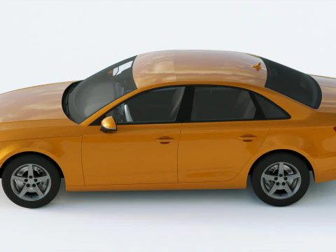 Audi A4 Sedan 2019 3D Model