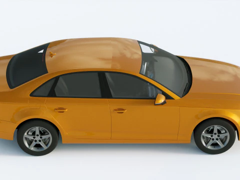 Audi A4 Sedan 2019 3D Model