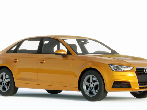 Audi A4 Sedan 2019 3D Model