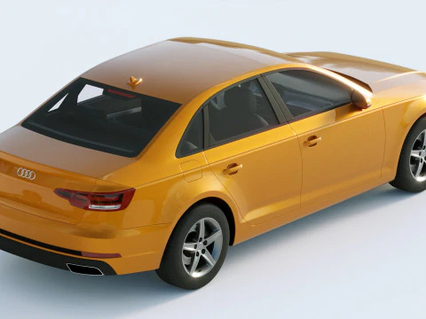 Audi A4 Sedan 2019 3D Model