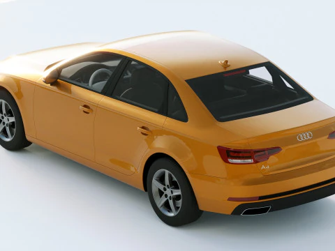 Audi A4 Sedan 2019 3D Model