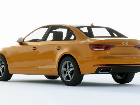 Audi A4 Sedan 2019 3D Model