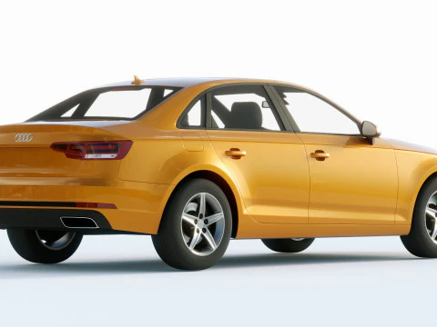 Audi A4 Sedan 2019 3D Model