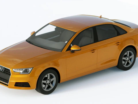 Audi A4 Sedan 2019 3D Model
