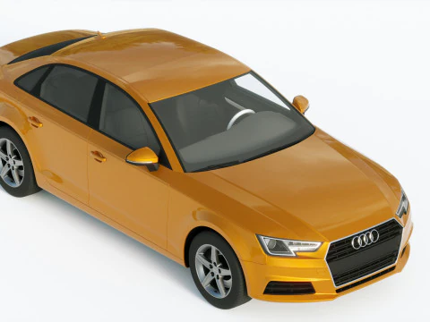 Audi A4 Sedan 2019 3D Model