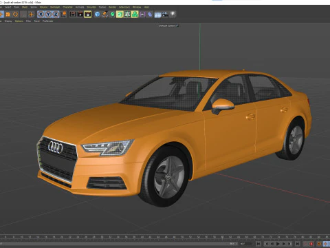 Audi A4 Sedan 2019 3D Model