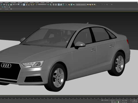 Audi A4 Sedan 2019 3D Model