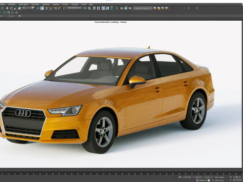 Audi A4 Sedan 2019 3D Model