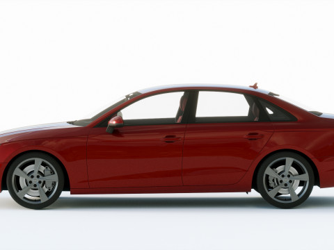 Audi A4 Sedan 2020 3D 모델