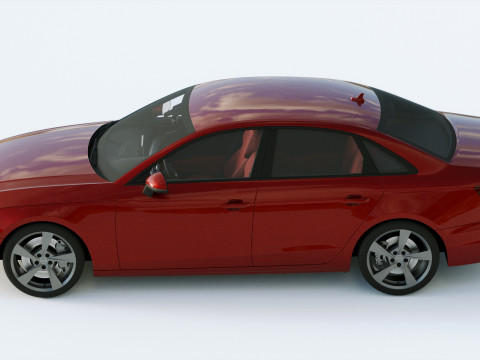 Audi A4 Sedan 2020 3D 모델