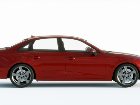 Audi A4 Sedan 2020 3D 모델