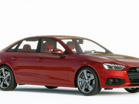 Audi A4 Sedan 2020 3D 모델