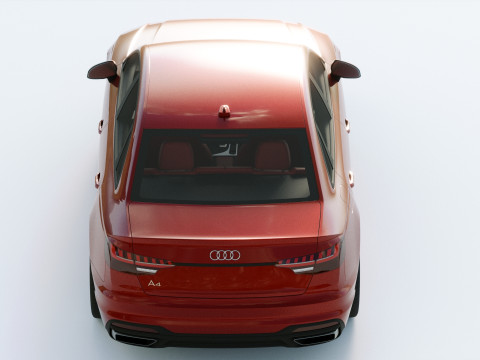 Audi A4 Sedan 2020 3D 모델
