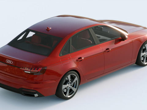 Audi A4 Sedan 2020 3D 모델