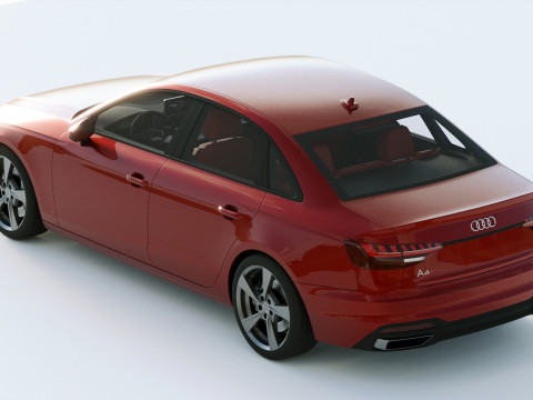 Audi A4 Sedan 2020 3D 모델
