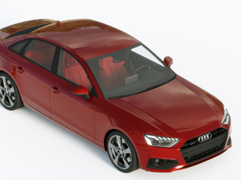 Audi A4 Sedan 2020 3D 모델