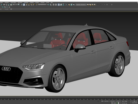 Audi A4 Sedan 2020 3D 모델