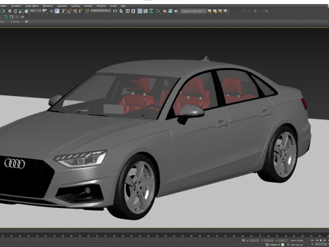 Audi A4 Sedan 2020 3D Model