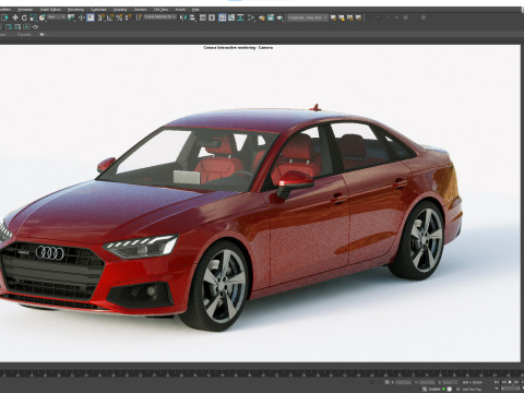 Audi A4 Sedan 2020 3D 모델