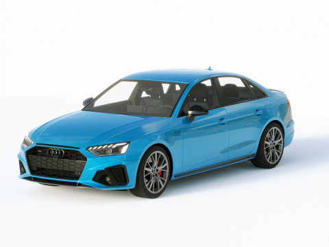 Audi A4 S-line 2020 Modelo 3D