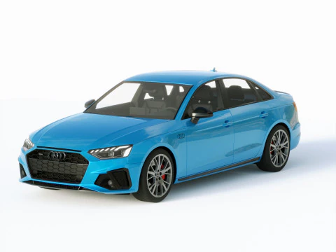 Audi A4 S-line 2020 3D Model