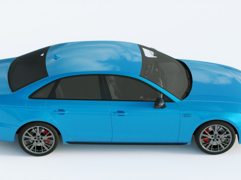 Audi A4 S-line 2020 3D 模型