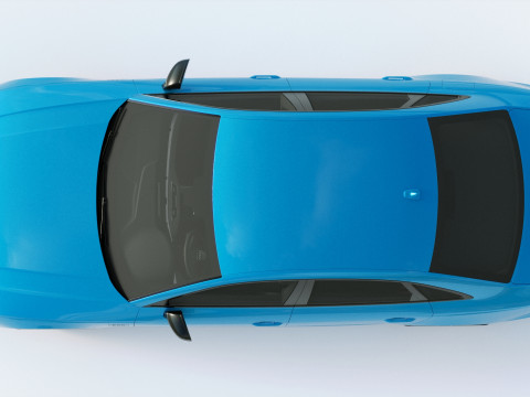 Audi A4 S-line 2020 3D 模型