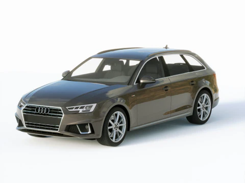 Audi A4 S-line Avant 2020 Modello 3D