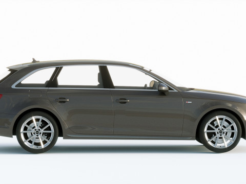 Audi A4 S-line Avant 2020 3D मॉडल
