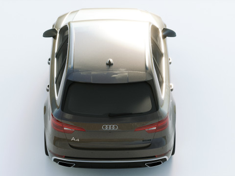 Audi A4 S-line Avant 2020 3D मॉडल