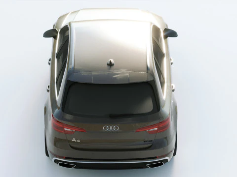 Audi A4 S-line Avant 2020 3D Model
