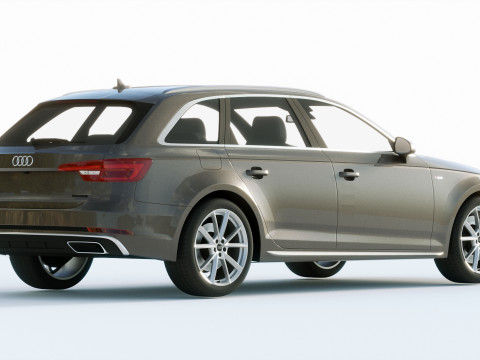 Audi A4 S-line Avant 2020 3D मॉडल