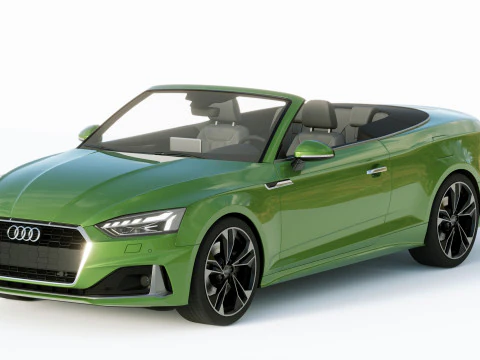 Audi A5 Cabriolet 2020 3D Model