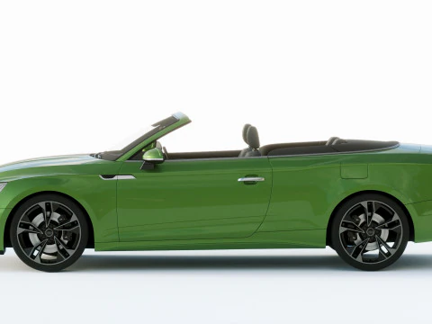 Audi A5 Cabriolet 2020 3D Model
