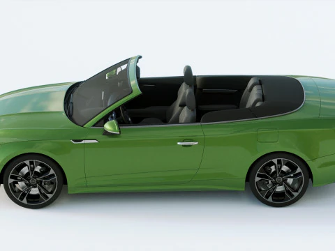 Audi A5 Cabriolet 2020 3D Model