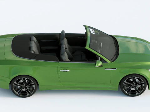 Audi A5 Cabriolet 2020 3D Model