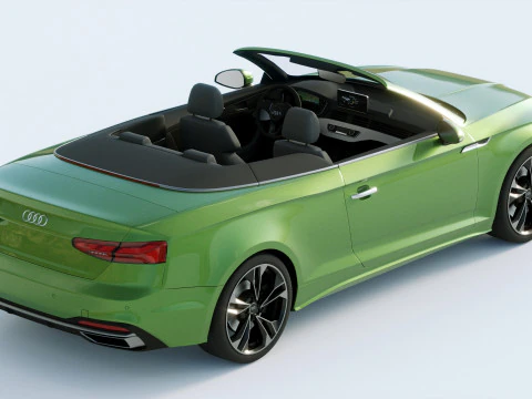 Audi A5 Cabriolet 2020 3D Model