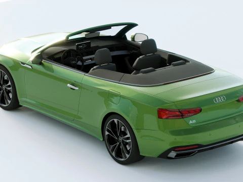 Audi A5 Cabriolet 2020 3D Model