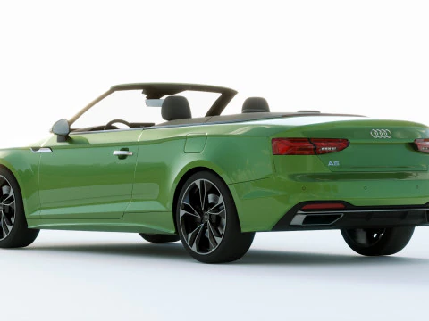 Audi A5 Cabriolet 2020 3D Model